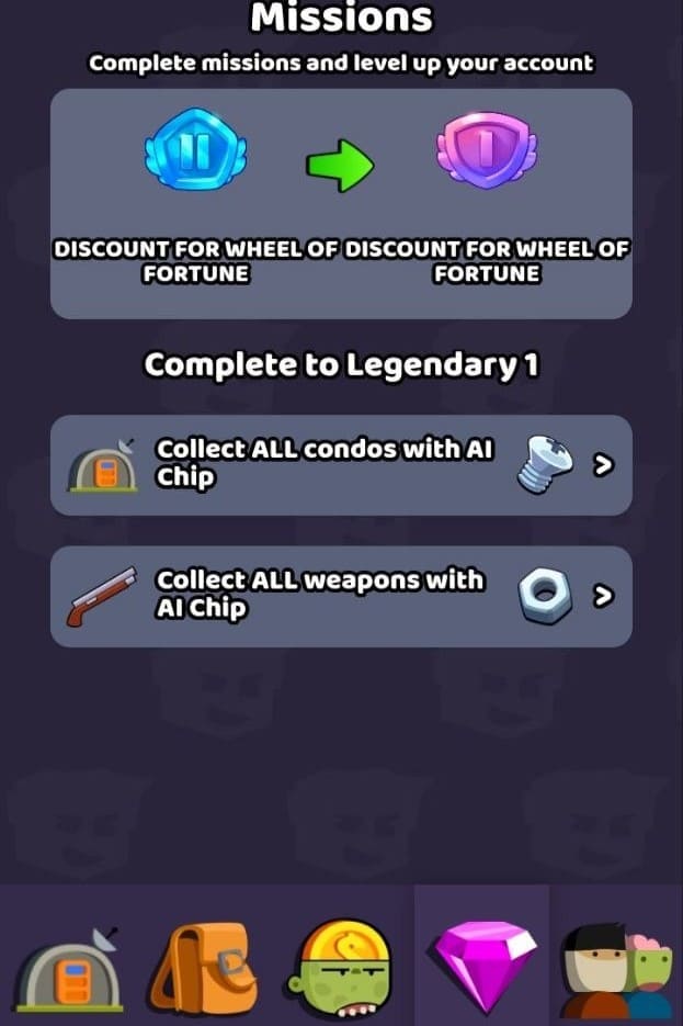 Missions Legendary 1